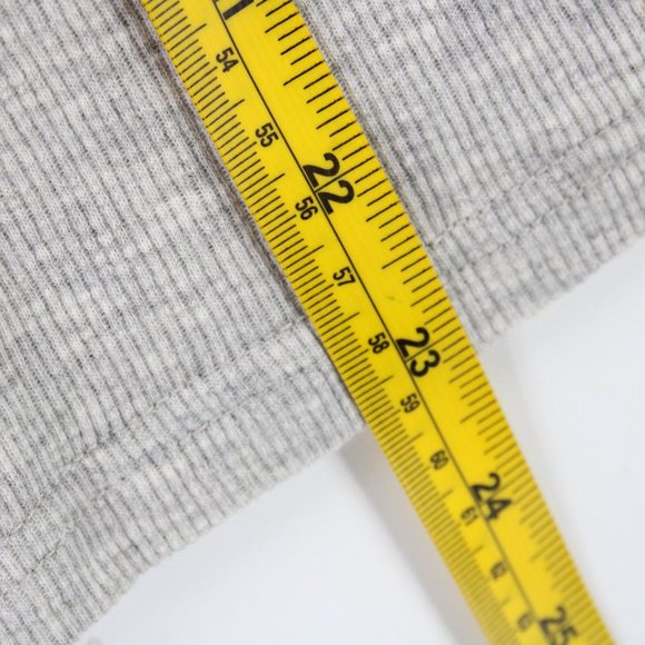 Mo:vint By Anthropologie Blouse Top Womens Gray Silverelake Short Sleeve L NWT - Picture 10 of 10